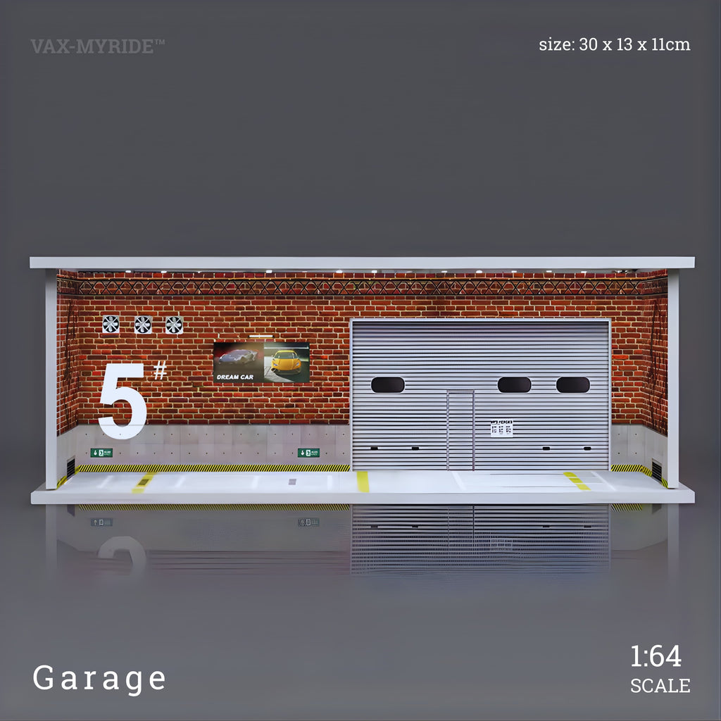 1/64 scale garage model