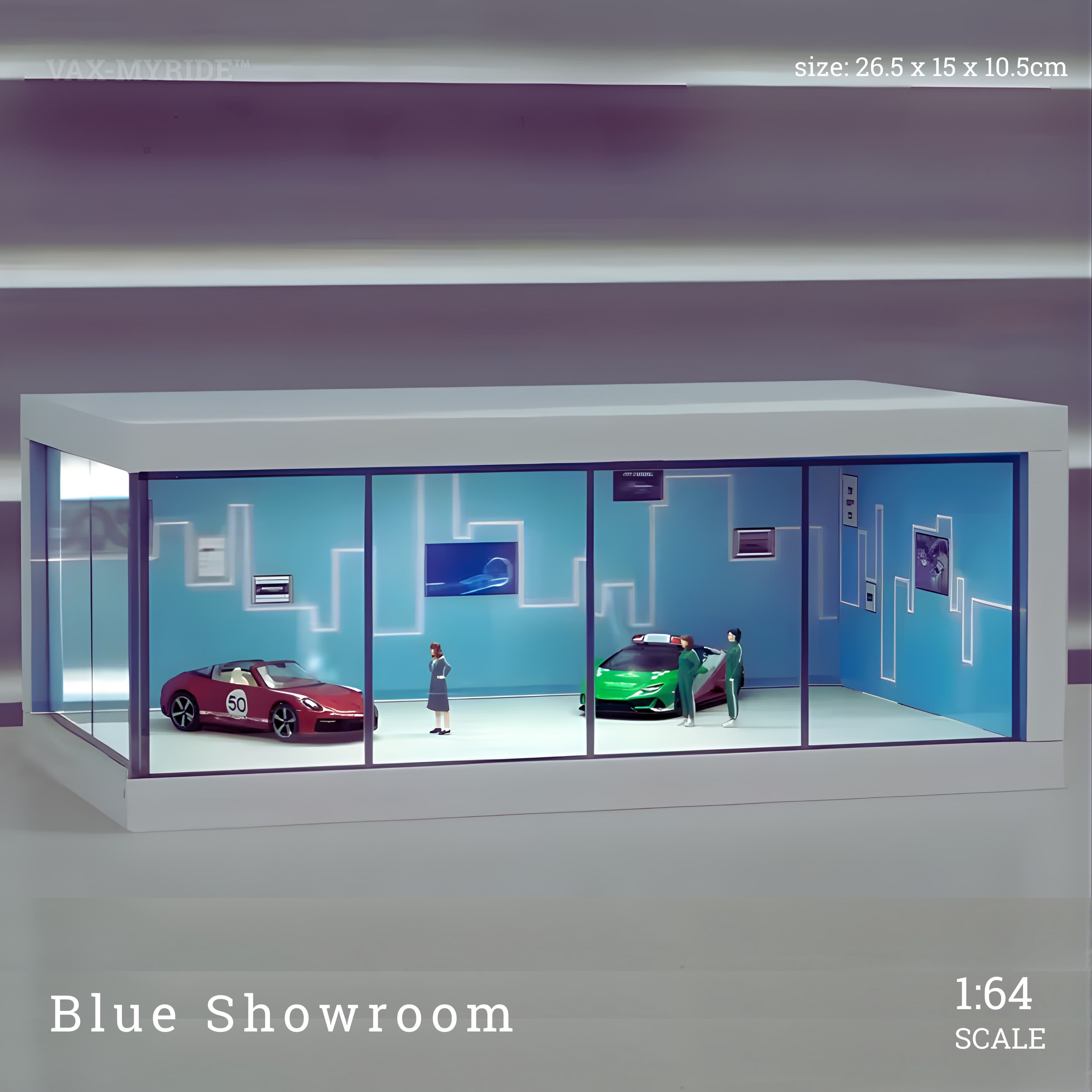 1/64 scale garage model