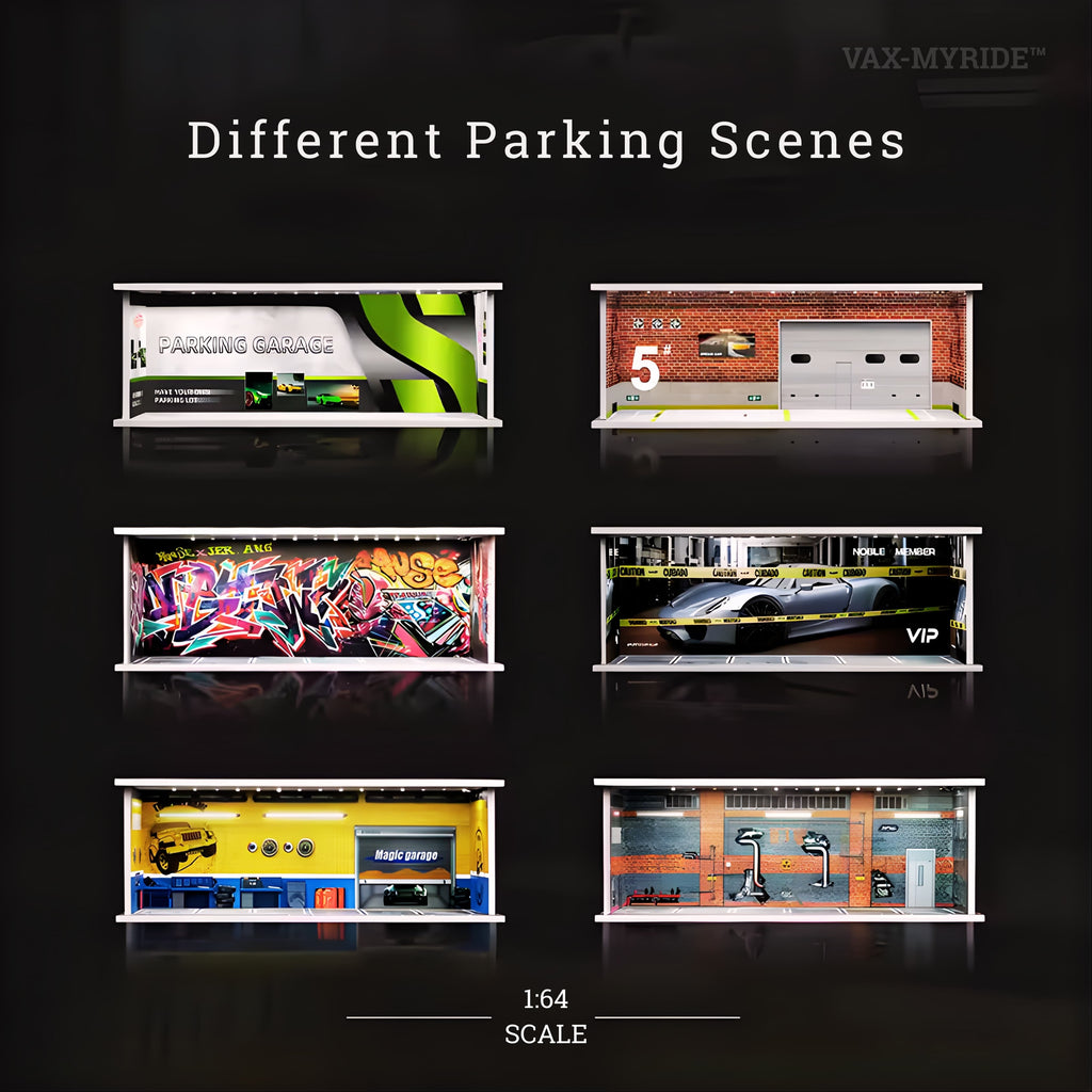 1/64 scale garage model