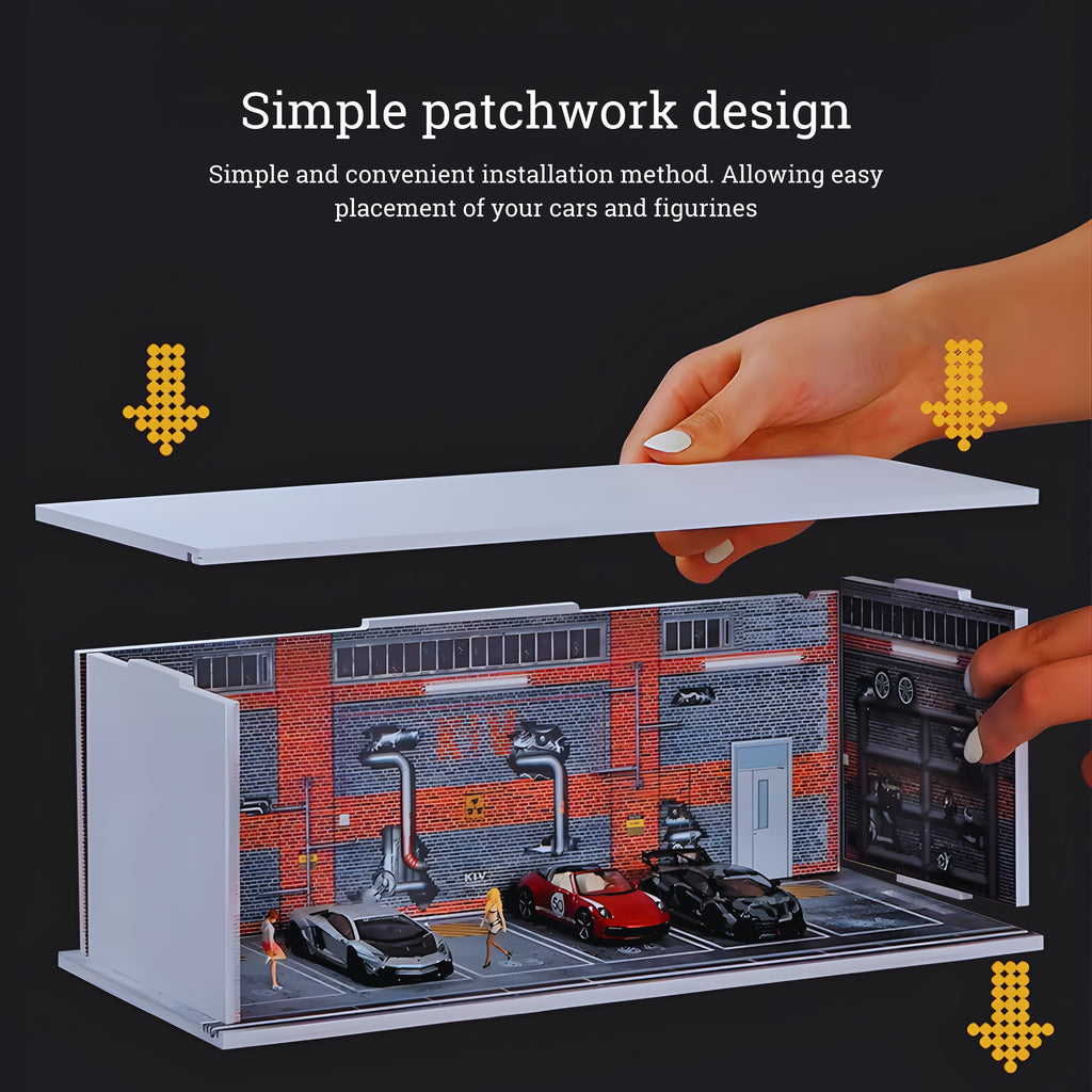 1/64 scale garage model