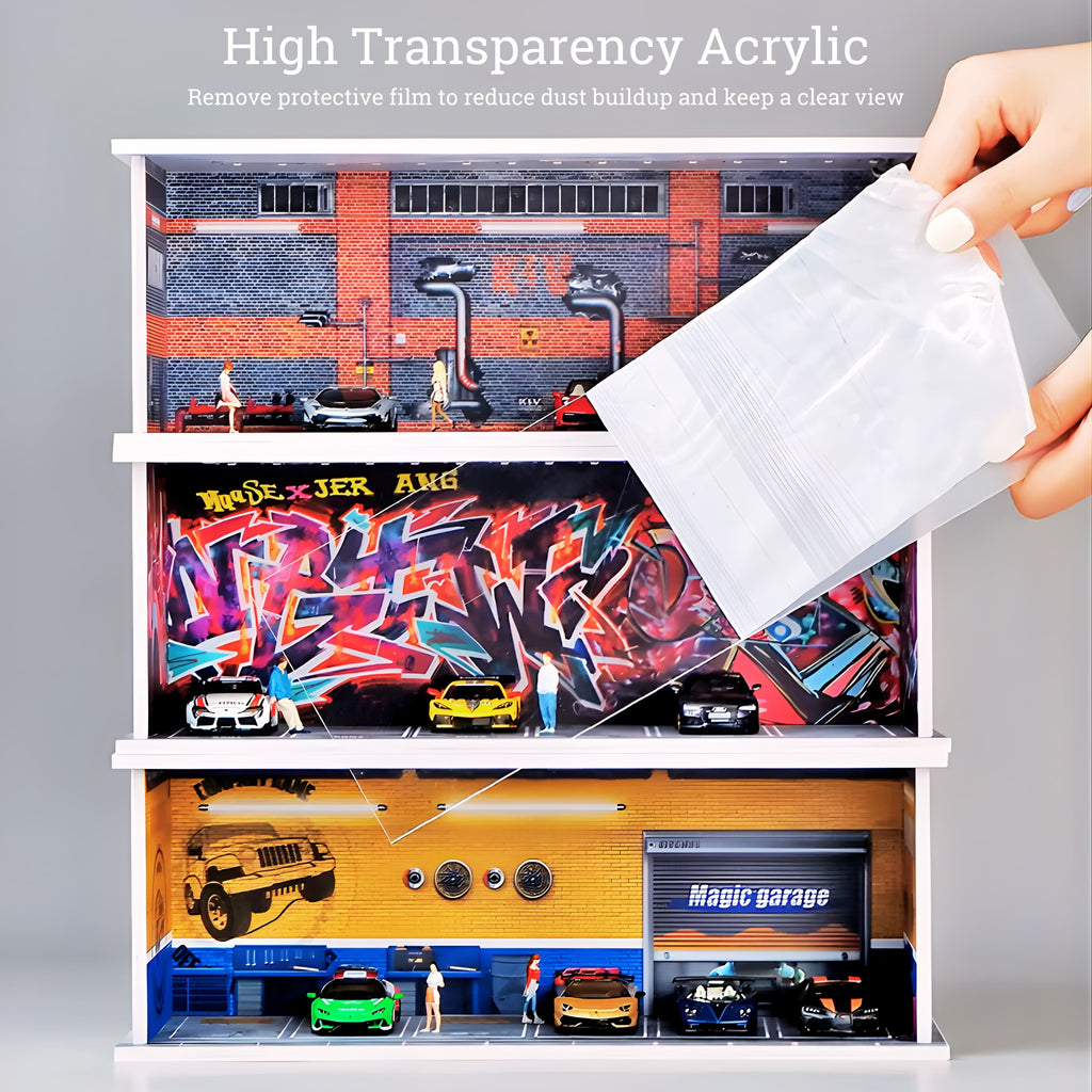 1/64 scale garage model