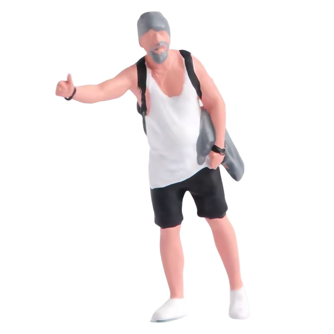 1/64 Painted Miniature Street Scene Figures