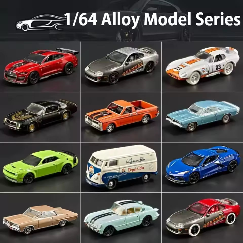 1:64 Alloy Diecast JDM & Muscle Car Series