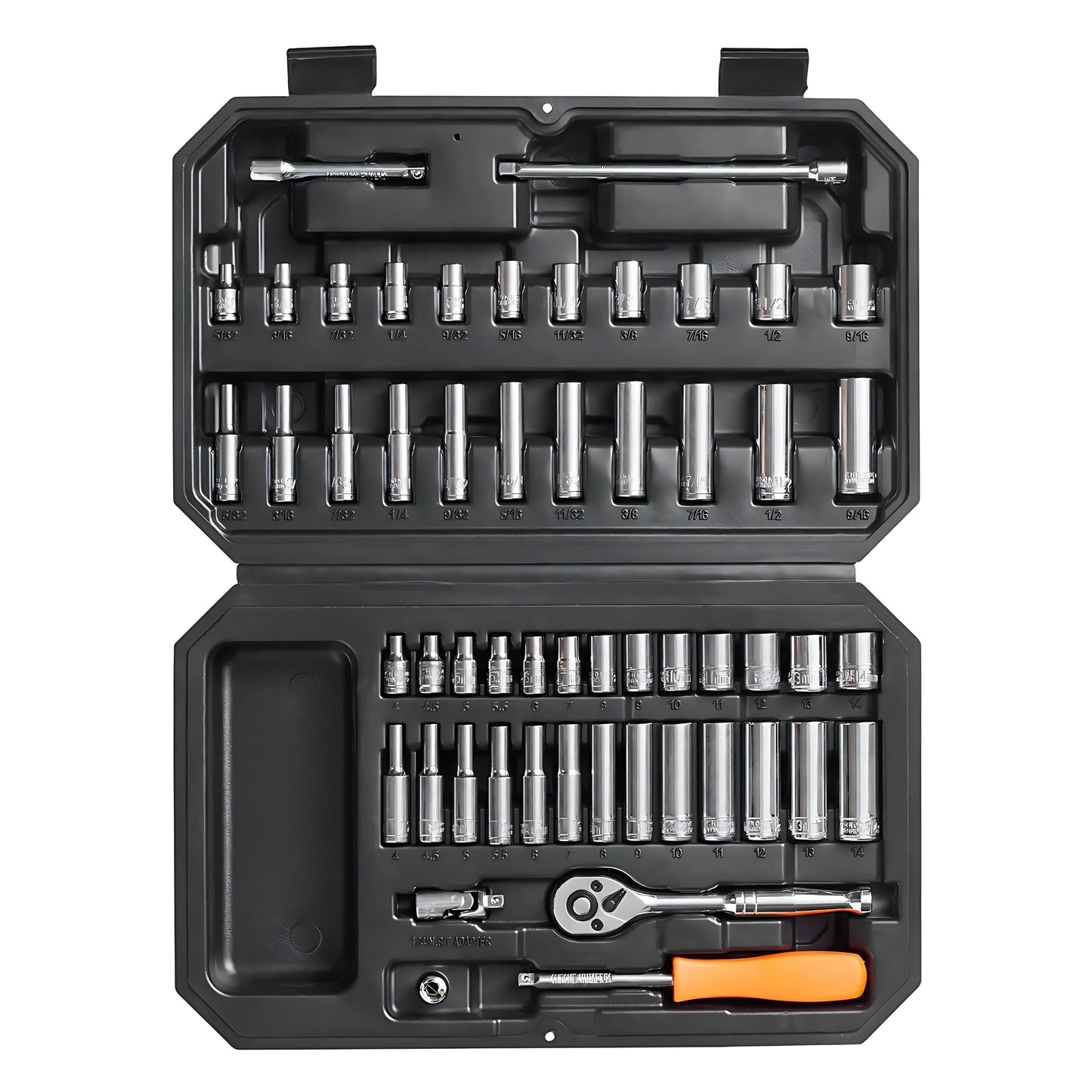 Vevor 1/4" ProSocket Kit 54pcs
